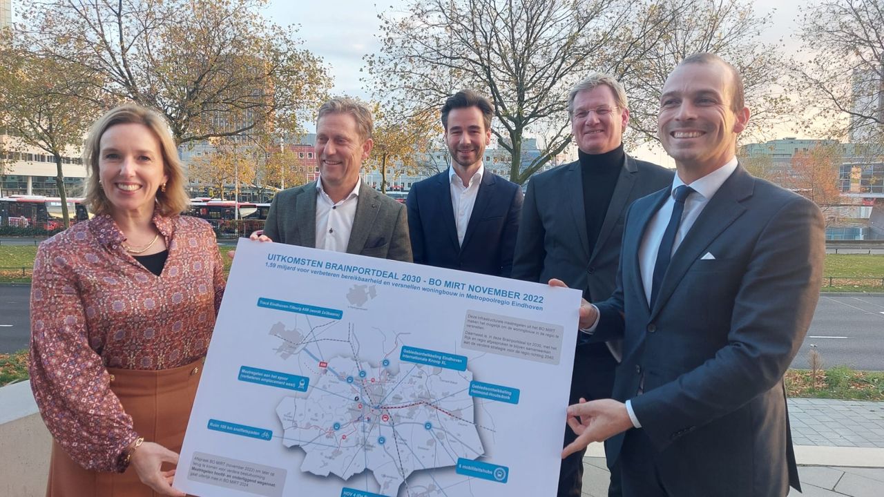 Eindhoven hengelt zak geld binnen: 1,59 miljard euro voor verkeer en woningbouw