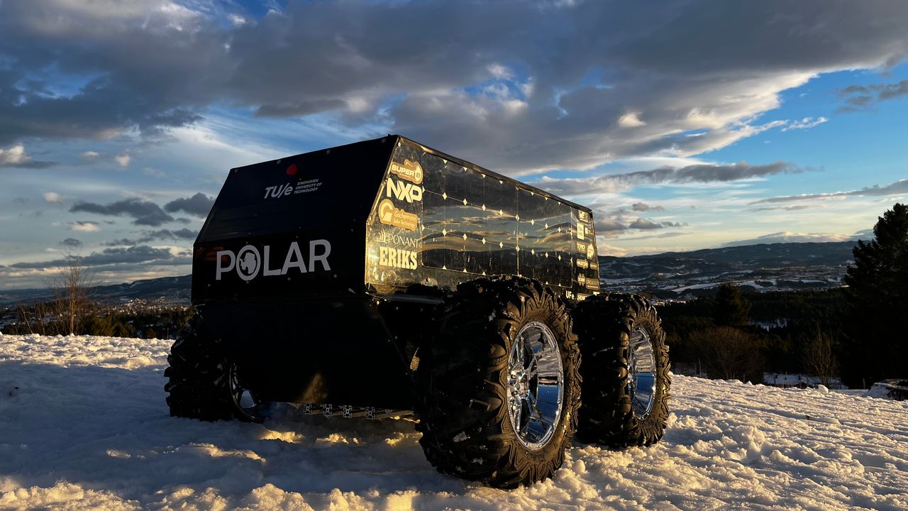 Antarctica-rover TU/e slaagt voor testritten in Noorwegen