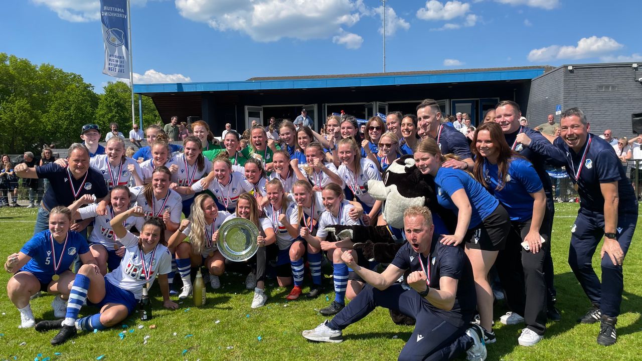 Vrouwen FC Eindhoven/av eindelijk amateurkampioen van Nederland