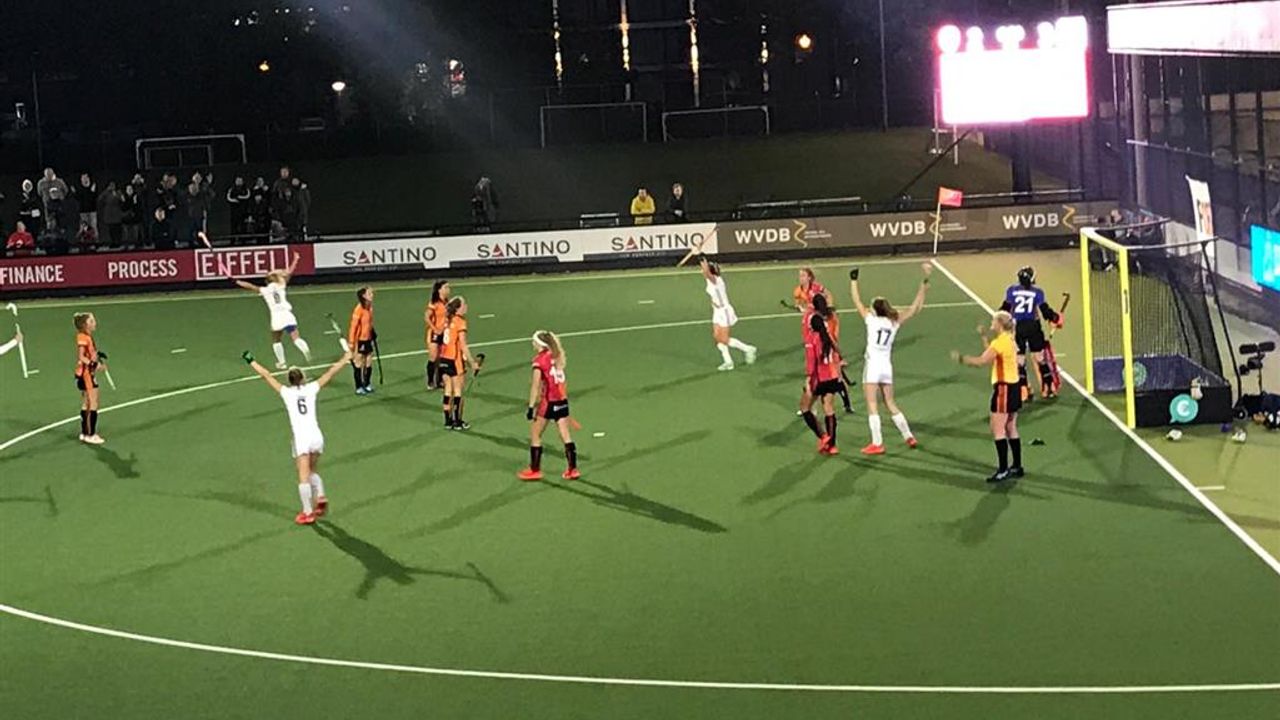 Dames Oranje Rood verliezen eerste duel in de play offs