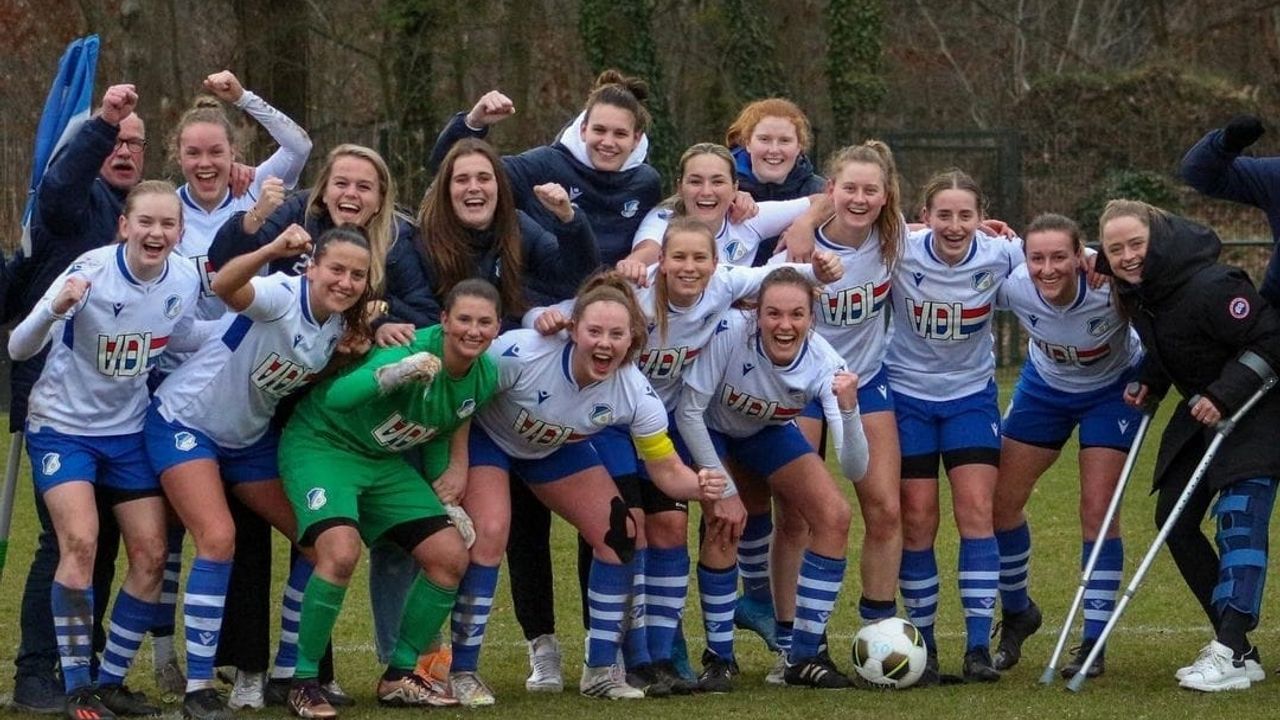 Vrouwen FC Eindhoven op drempel van Nederlandse amateurtitel