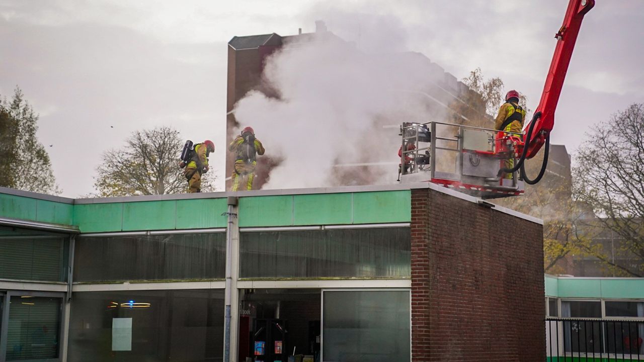 Brand in Eindhovense basisschool De Vijfkamp