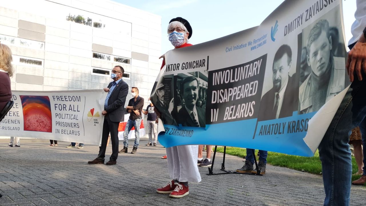 Herdenking in Eindhoven voor verdwenen Belarussen