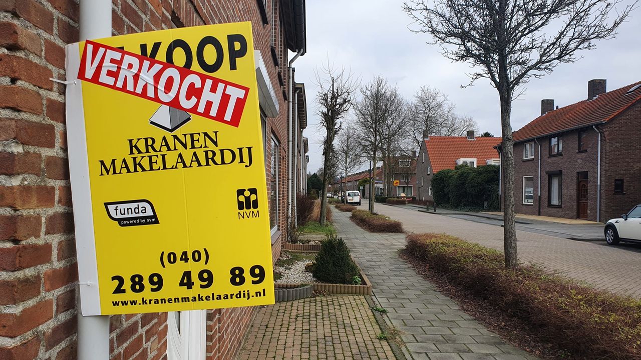 Iets meer huizen te koop in regio Eindhoven