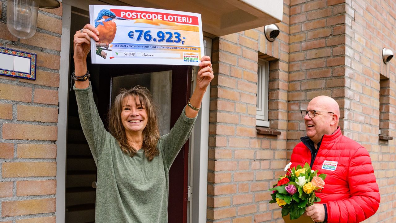 Nuenenaren winnen 1 miljoen euro bij de Postcode Loterij