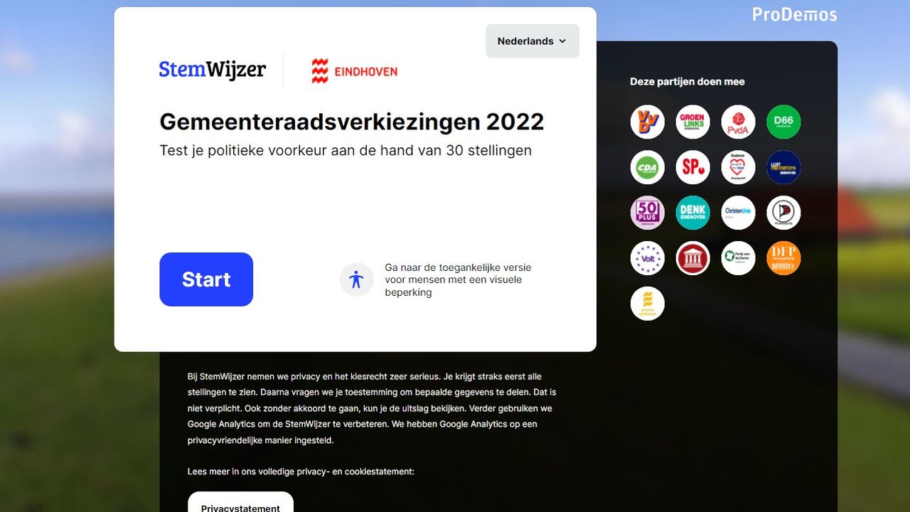 StemWijzer voor Eindhoven online