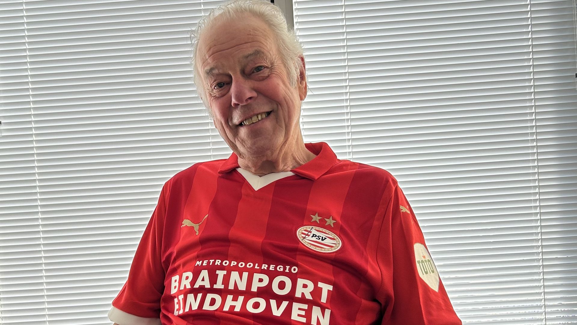 PSV-supporter Henk Vogels zag Coen Dillen nog spelen